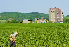 Abashiri which is the gateway to the World Natural Heritage Shiretoko