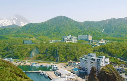 ウトロ温泉に宿泊